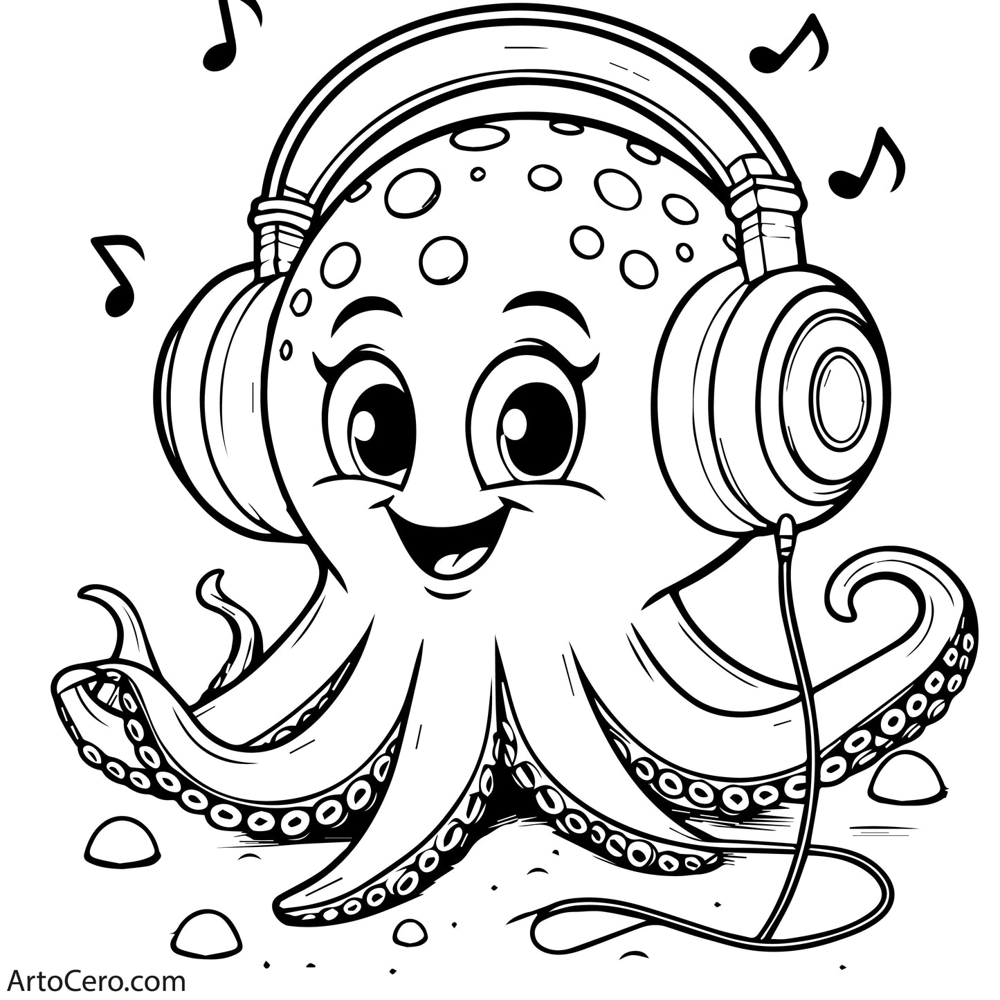 Octopus Coloring Book Vol.1 - ArtoCero.com