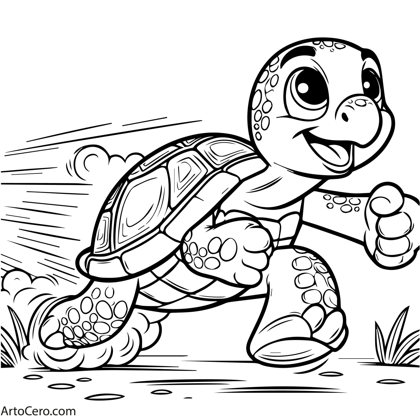 Turtle Coloring Digital Book Vol.1 - ArtoCero.com